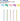 KOKUYO Spiral Lined Notebook, 5 Pack 10'' x 7'' Pastel Journal B5 Campus Soft Ring Notebooks with Dot 7 mm Ruled, 40 Sheets, 1 Subject Notebook, Note Taking for School. Japan Import (SU-S111AT)
