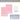 Kokuyo Campus Soft Ring Notebook, Semi-B5, B 6mm Dot Ruled, 34 Lines, 40 Sheets, Pink, Set of 2, Japan Import (SU-S111BT-P)