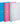 Kokuyo Campus Slide Binder with 5 Tab Dividers, Middle Type, B5, 26 Holes, Up to 100 Sheets, 3 Colors of Blue, Pink & Transparent, Japan Import (RU-P333)