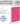 Kokuyo Campus Smart Ring Binder, B5 Pink Refillable Binder Notebook 26 Holes with 10 Extra Loose-Leaf Paper, Up to 60 Filler Papers for Work & Study, Japan Import (RU-SP706P)