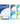 KOKUYO Campus Notebook, Easy Erasing, Semi-B5, 5mm(0.2in) Grid Ruled, 0.4 inch (10 mm) Solid Line, 30 Sheets, Pack of 5, Blue Colors, Japan Import (NO-30S10-5X5B)