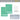 Kokuyo Campus Soft Ring Notebook, Semi-B5, B 6mm Dot Ruled, 34 Lines, 40 Sheets, Green, Set of 2, Japan Import (SU-S111BT-G)