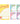 KOKUYO Campus Notebook, Easy Erasing, Semi-B5, 5mm(0.2in) Grid Ruled, 0.4 inch (10 mm) Solid Line, 30 Sheets, Pack of 5, Water Drop Pattren, Japan Import (NO-30VS10-5NX5)