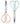 Kokuyo 2 Pack 7“ Scissor All purpose with Hybrid Arch Stainless Steel Blade, Pastel Pink Blue, Sharper Cutting Performance Heavy Duty Cutter for Office Home School Craft Supplies (HSM-A100)