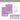 Kokuyo Campus Soft Ring Notebook, A5, B 6mm Dot Ruled, 29 Lines, 50 Sheets, Purple, Set of 2, Japan Import (SU-S131BT-V)