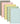 KOKUYO Sooofa Soft Ring Notebook, 0.2 inch (4 mm) Grid Ruled, 80 Sheets, A5 Deformation, Set of 5 Colors, Japan Import (SU-SV738S4)