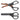 KOKUYO 2-Way All Purpose Scissor, HAKO-AKE Heavy Duty Regular Size Travel Scissors, Titanium Blade Multiple Purpose Craft Scissor Box Cutter for Office, Travel and Home. Black (HASA-PT412D)