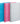 Kokuyo Campus Slide Binder with 5 Tab Dividers, Slim Type, A5, 20 Holes, Up to 65 Sheets, 3 Colors of Blue, Pink & Transparent, Japan Import (RU-P133)
