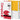KOKUYO 5 Subject Spiral Notebook Journal, Campus 110 Sheets A4 Refillable Notebook with Dividers Tabs, College Ruled Binder Notebook for Work School Note taking, Yellow, Japan Import