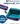 Kokuyo Shellbro Pen Case, Shell-shaped structure, Big Capacity Pencil Case, Large Pencil Pouch, Stationery Pen Bag, Purple x Emerald Green, Japan Import (F-VBF190-4)