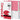 KOKUYO 5 Subject Spiral Notebook Journal, Campus 110 Sheets A4 Refillable Notebook with Dividers Tabs, College Ruled Binder Notebook for Work School Note taking, Light Pink, Japan Import