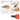 KOKUYO 2-Way Portable Scissors, HAKO-AKE Compact Pocket Size Travel Scissors, Titanium Blade All Purpose Craft Scissor Box Cutter for Office, Travel and Home. Orange (Hasa-T420YR)
