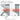 Kokuyo Stapleless Stapler, Harinacs Handheld Staple-Free, Up to 5 Sheets No Staple Binding, Portable Holeless Compact Alpha, Salmon Pink, Japan Import (SLN-MSH305VP)