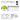 Kokuyo Stapleless Stapler, Harinacs Desktop & Handheld Staple-Free, Up to 5 Sheets No Staple Binding, Portable Compact Holeless Stapler, Green, Japan Import (SLN-MPH105G)